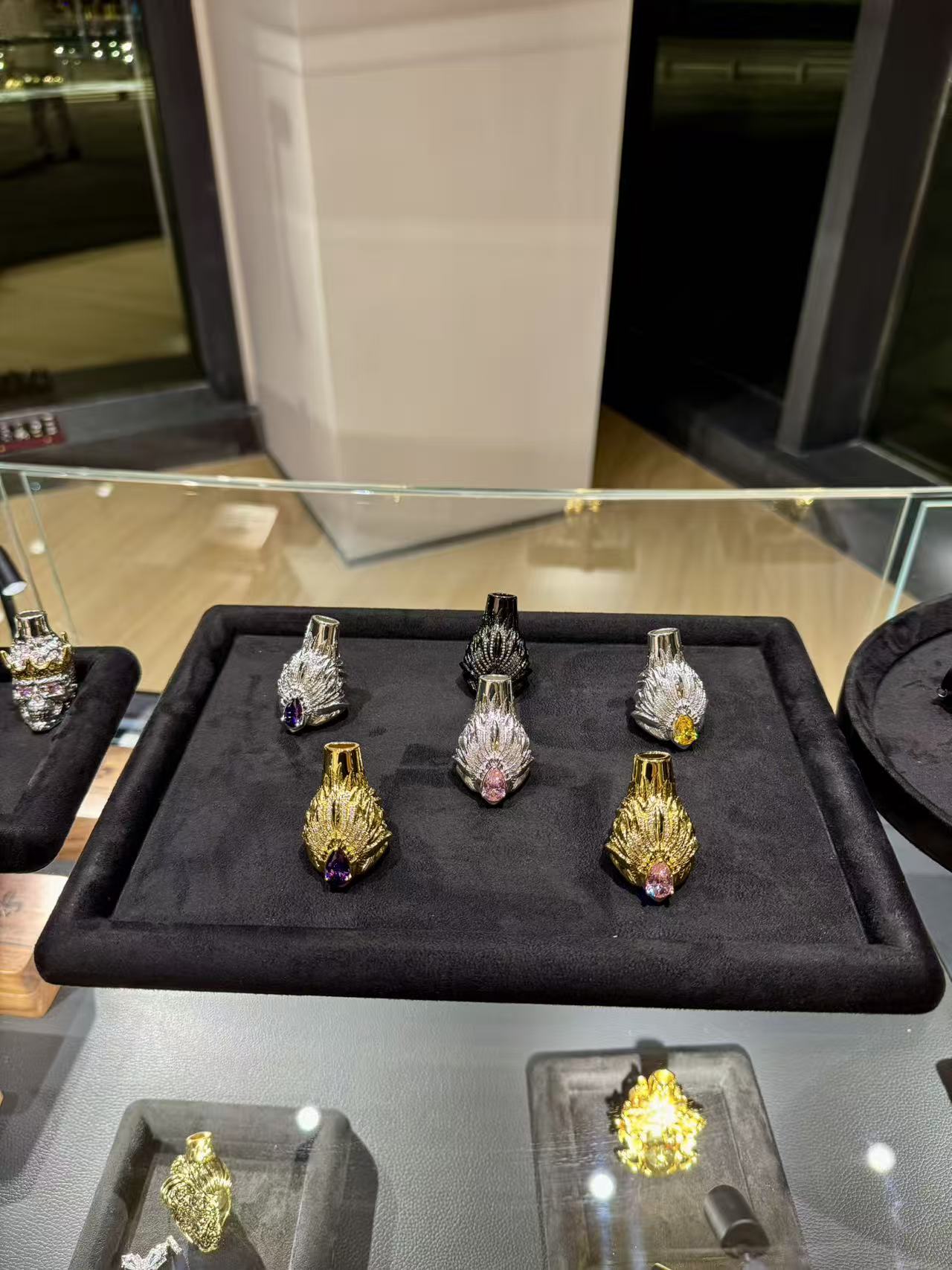 Hookah- Gold-purple diamond Egyptian Queen