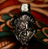 Cigarette Holder- Silver Samurai