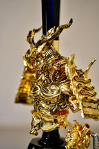 NEOPINE Warrior Hookah gold front view