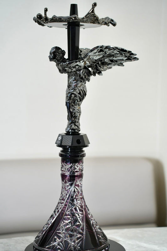 Hookah- Metal grey Radiant Angel