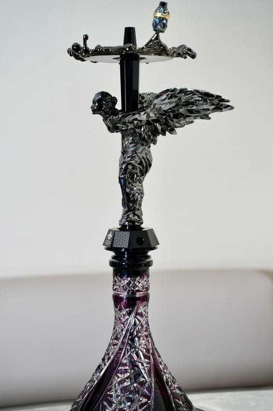Hookah- Metal grey Radiant Angel