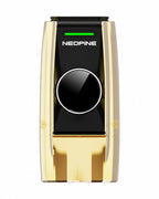 NEOPINE Pro 2026 e-hookah in Electroplated Gold, front view